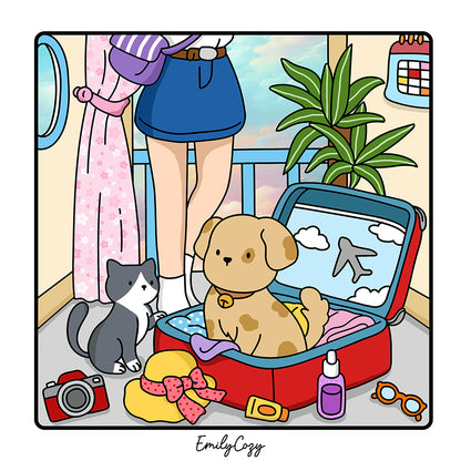 Doggo Moments Coloring Book