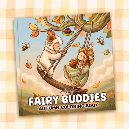 Fairy Buddies Autumn Coloring Book