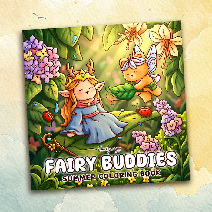 Fairy Buddies Summer Coloring Book
