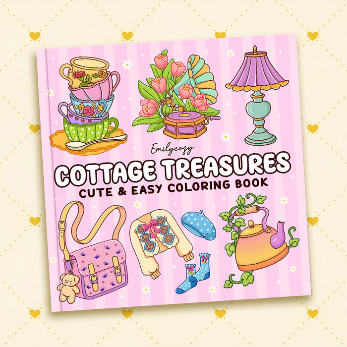 Cottage Treasures Coloring Book