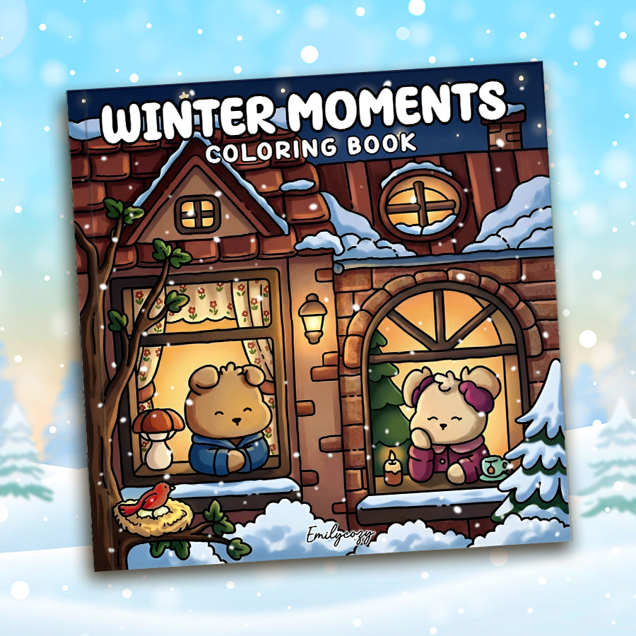 Winter Moments Coloring Book