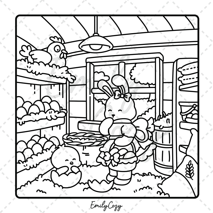 Easter Moments Coloring Book