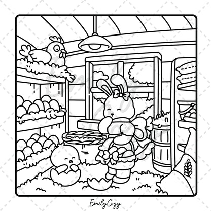 Easter Moments Coloring Book