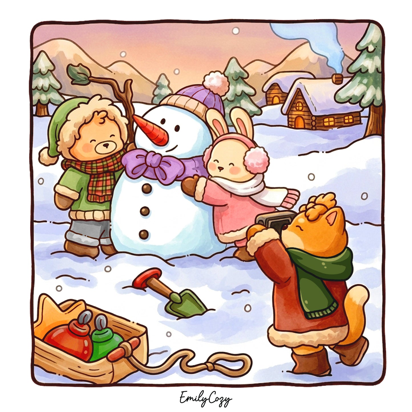 Winter Moments Vol. 2 Coloring Book