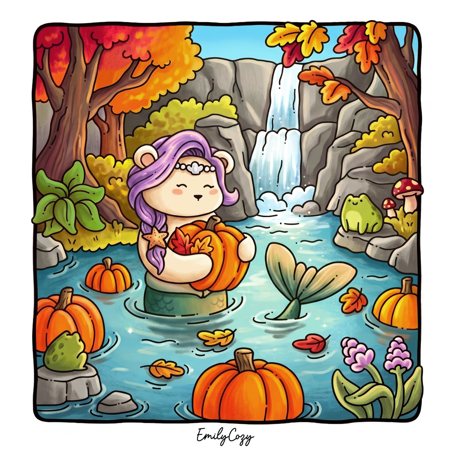 Fairy Buddies Autumn Coloring Book