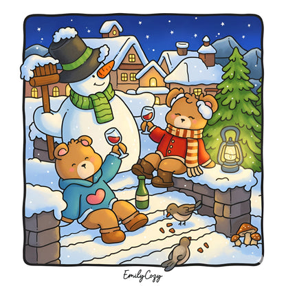 Winter Moments Coloring Book