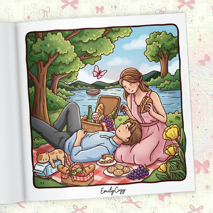 His & Hers Moments Coloring Book