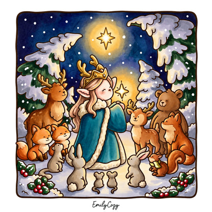 Fairy Buddies Winter Coloring Book