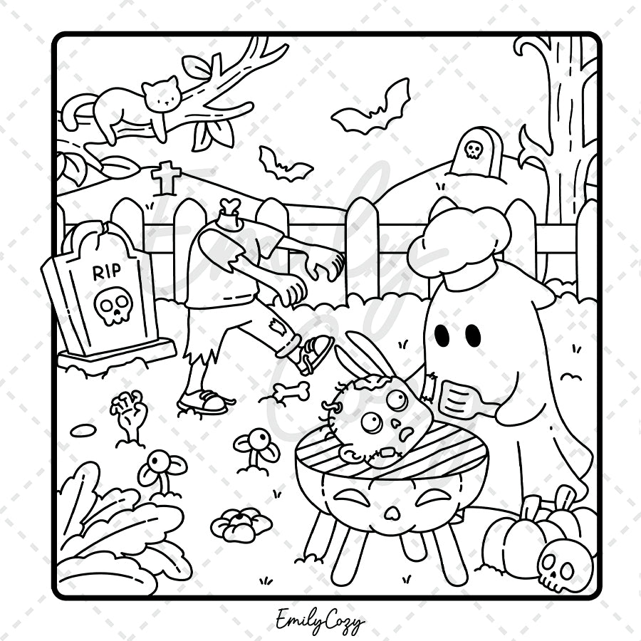 Boo Buddies Coloring Book