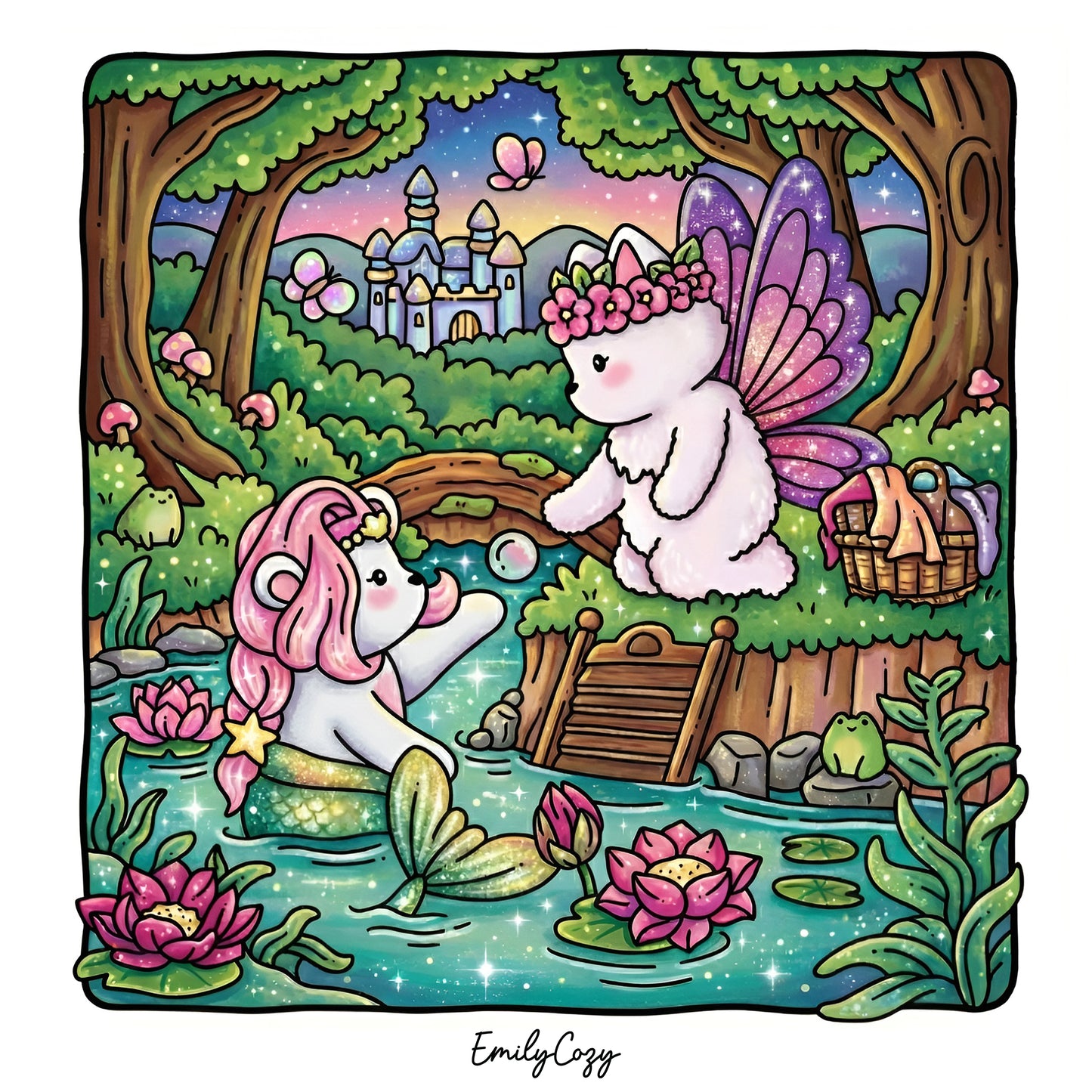 Fairy Buddies Coloring Book