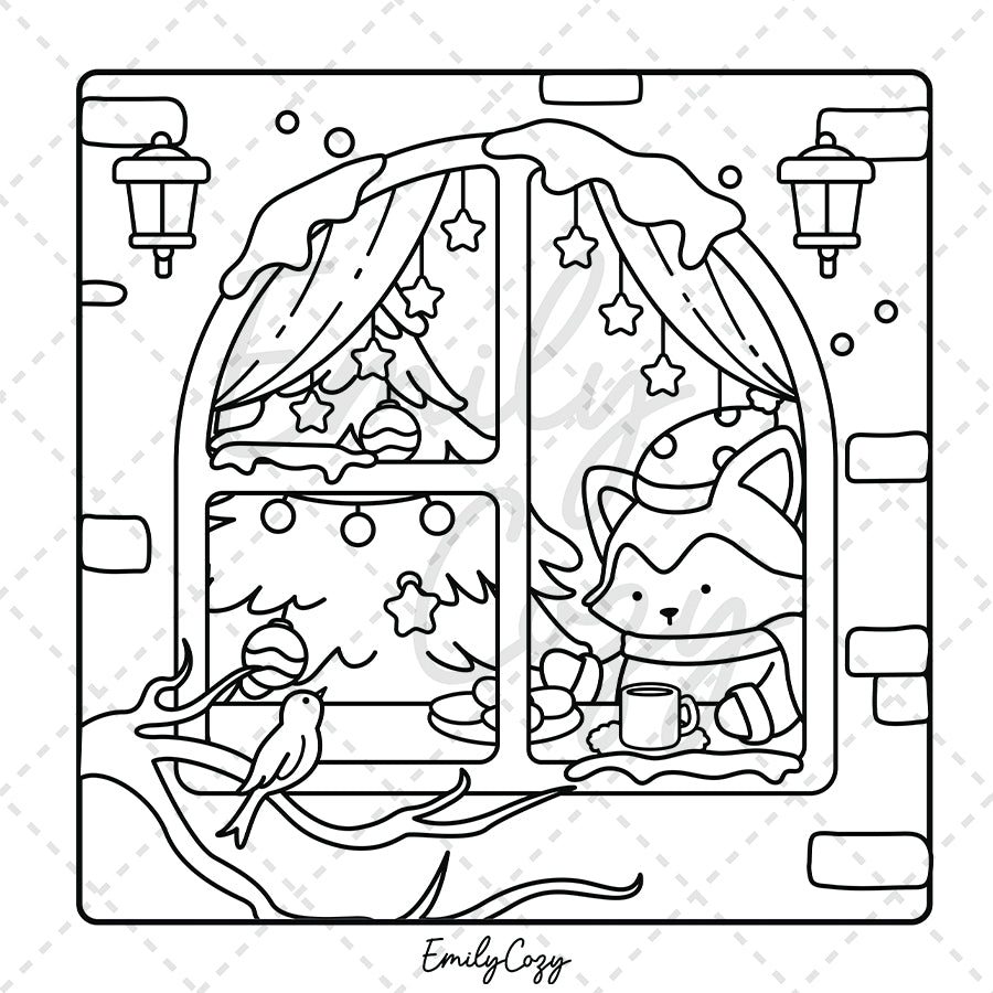 Christmas Moments Coloring Book
