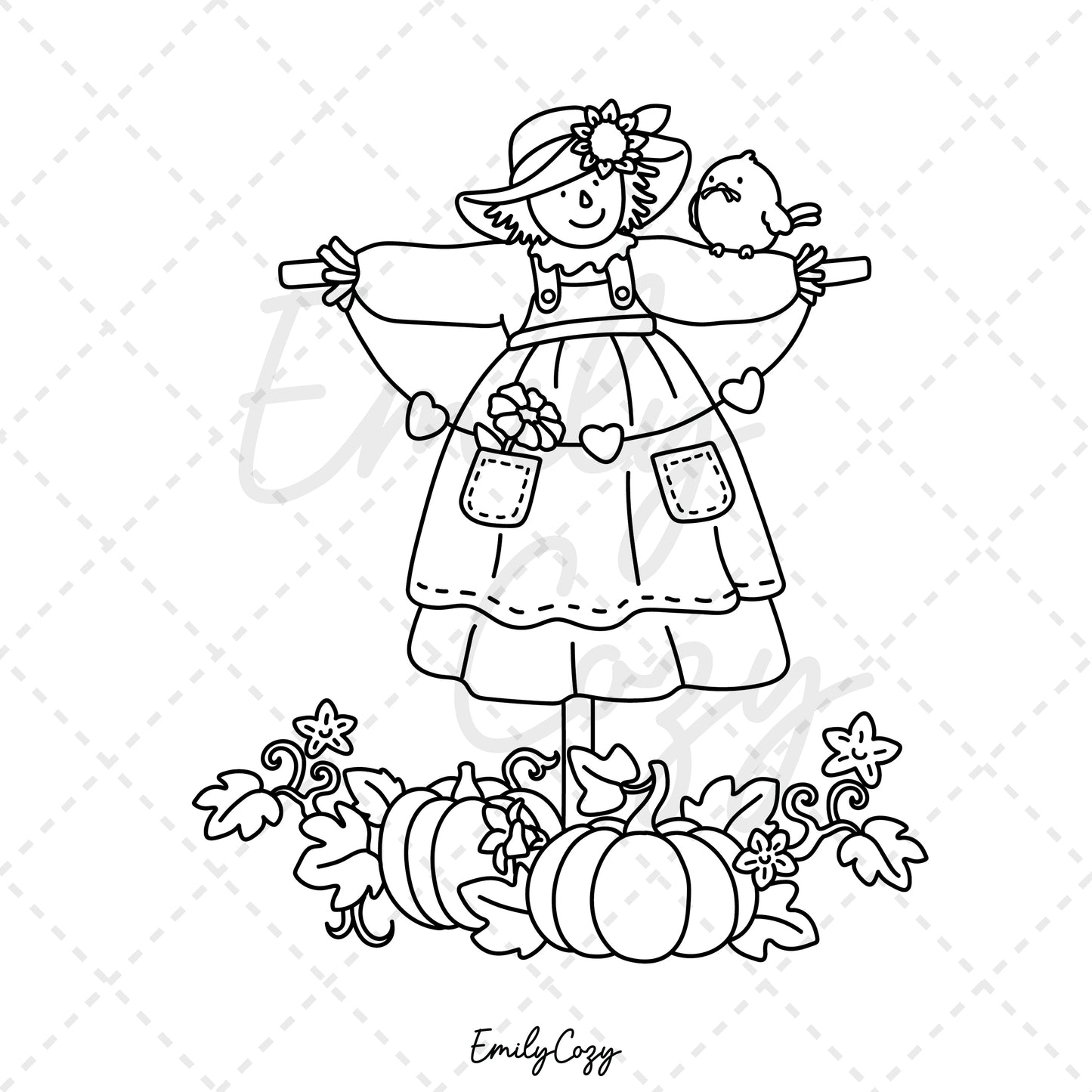 Cottage Treasures Coloring Book