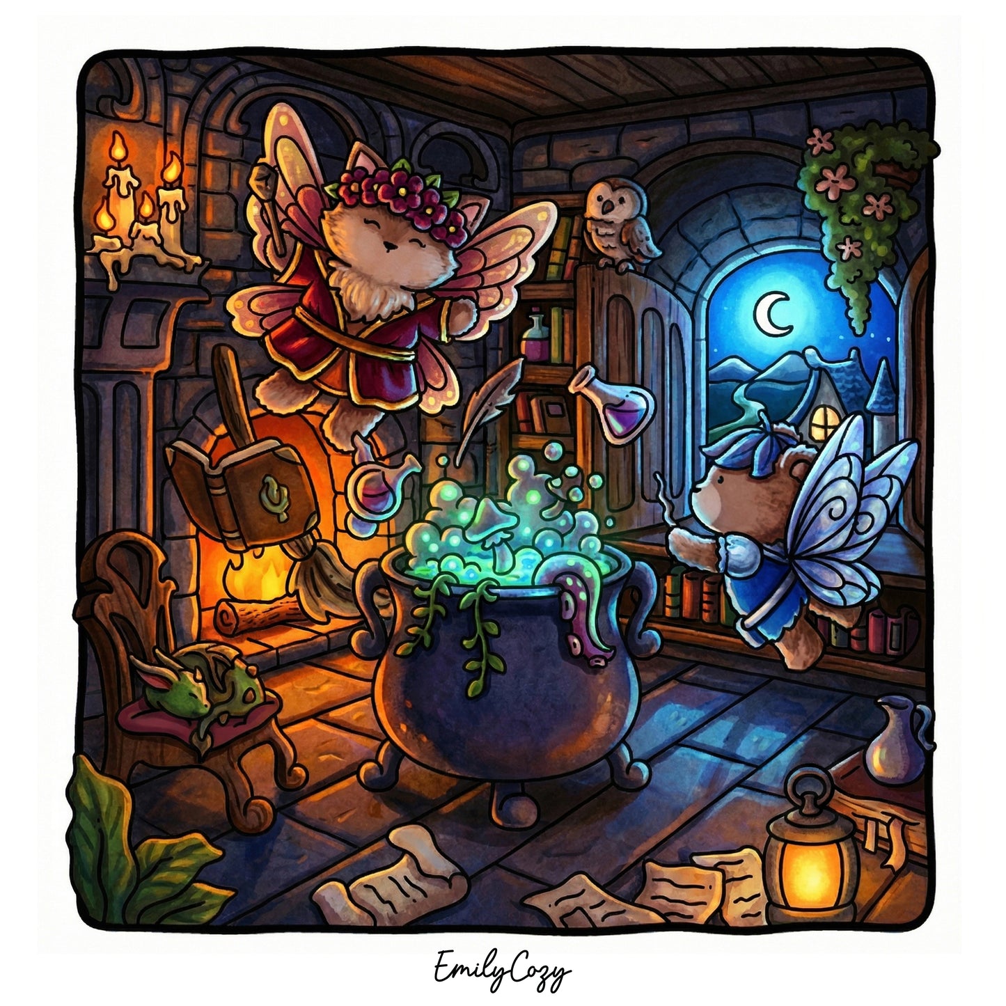 Fairy Buddies Coloring Book