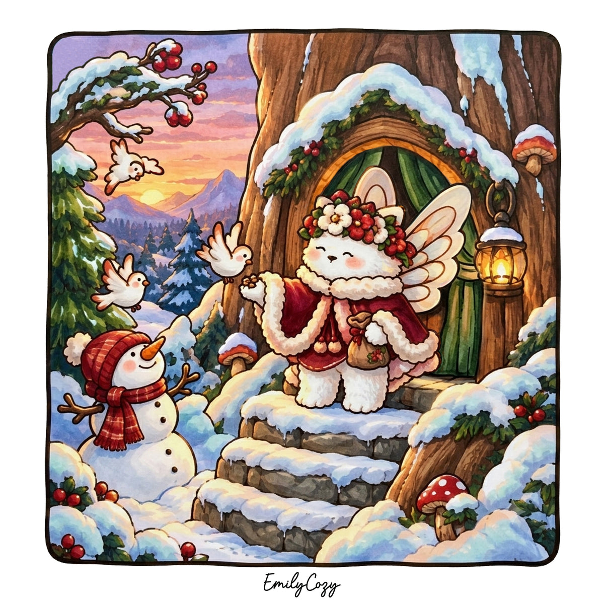 Fairy Buddies Winter Coloring Book