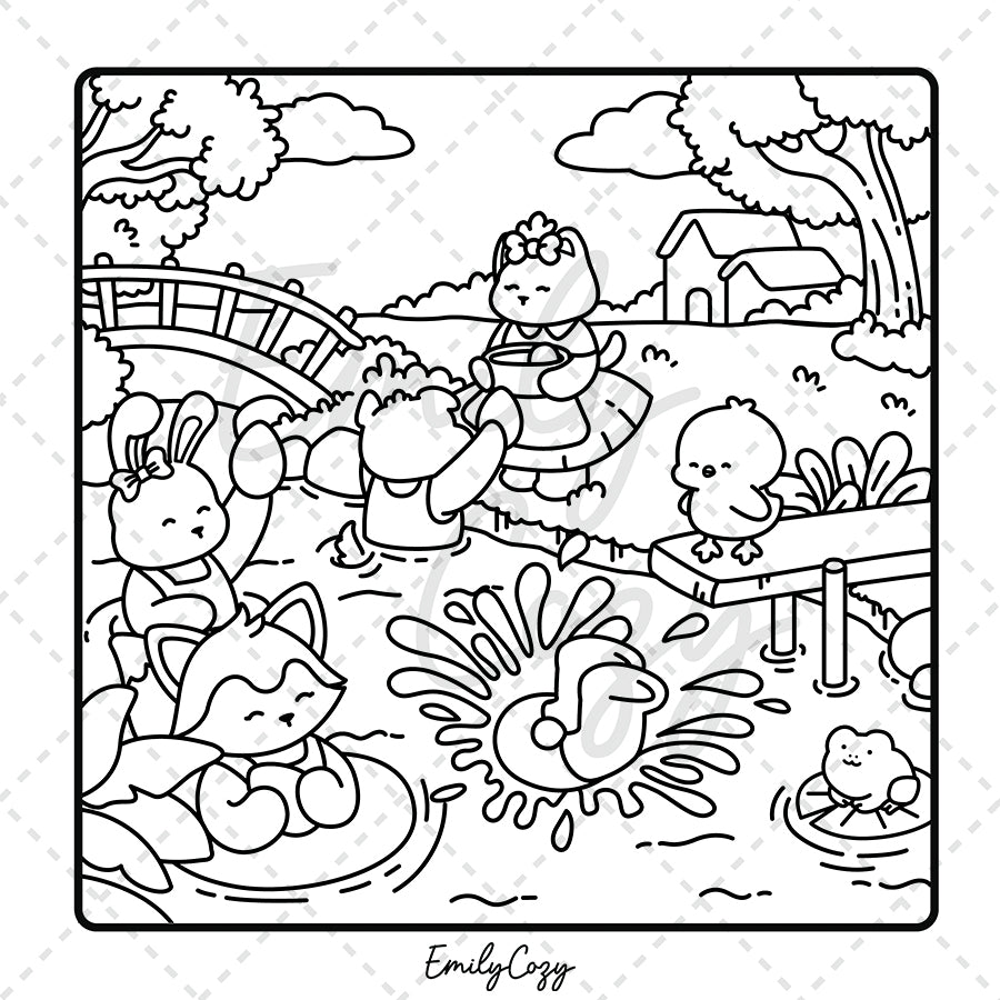 Easter Moments Coloring Book