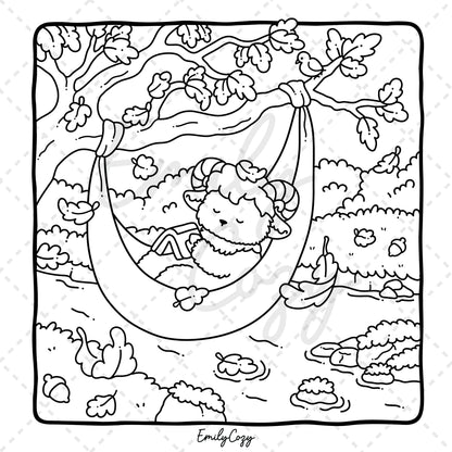 Fairy Buddies Autumn Coloring Book
