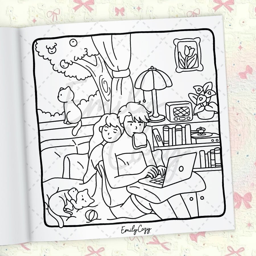 His & Hers Moments Coloring Book