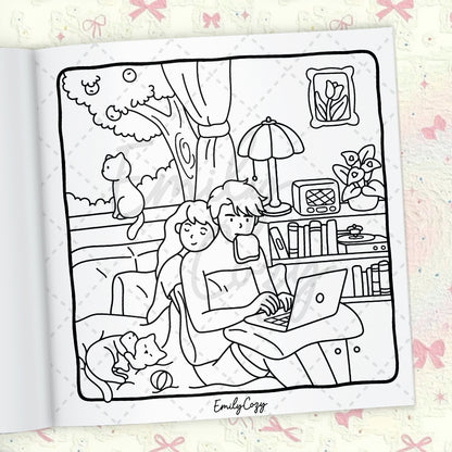 His & Hers Moments Coloring Book