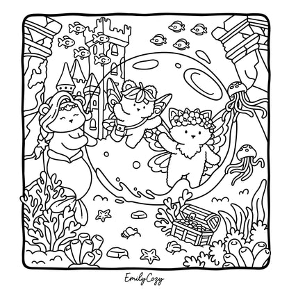 Fairy Buddies Coloring Book
