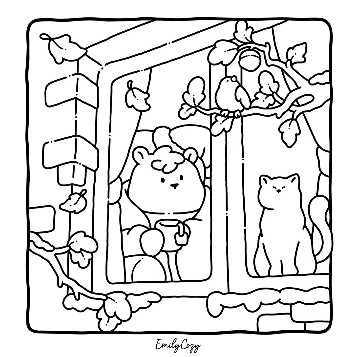 Winter Moments Vol. 2 Coloring Book