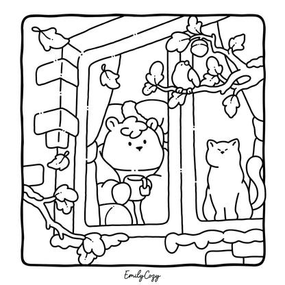 Winter Moments Vol. 2 Coloring Book