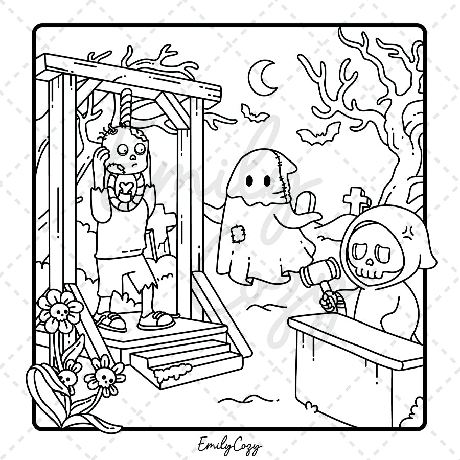 Boo Buddies Coloring Book