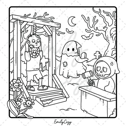 Boo Buddies Coloring Book