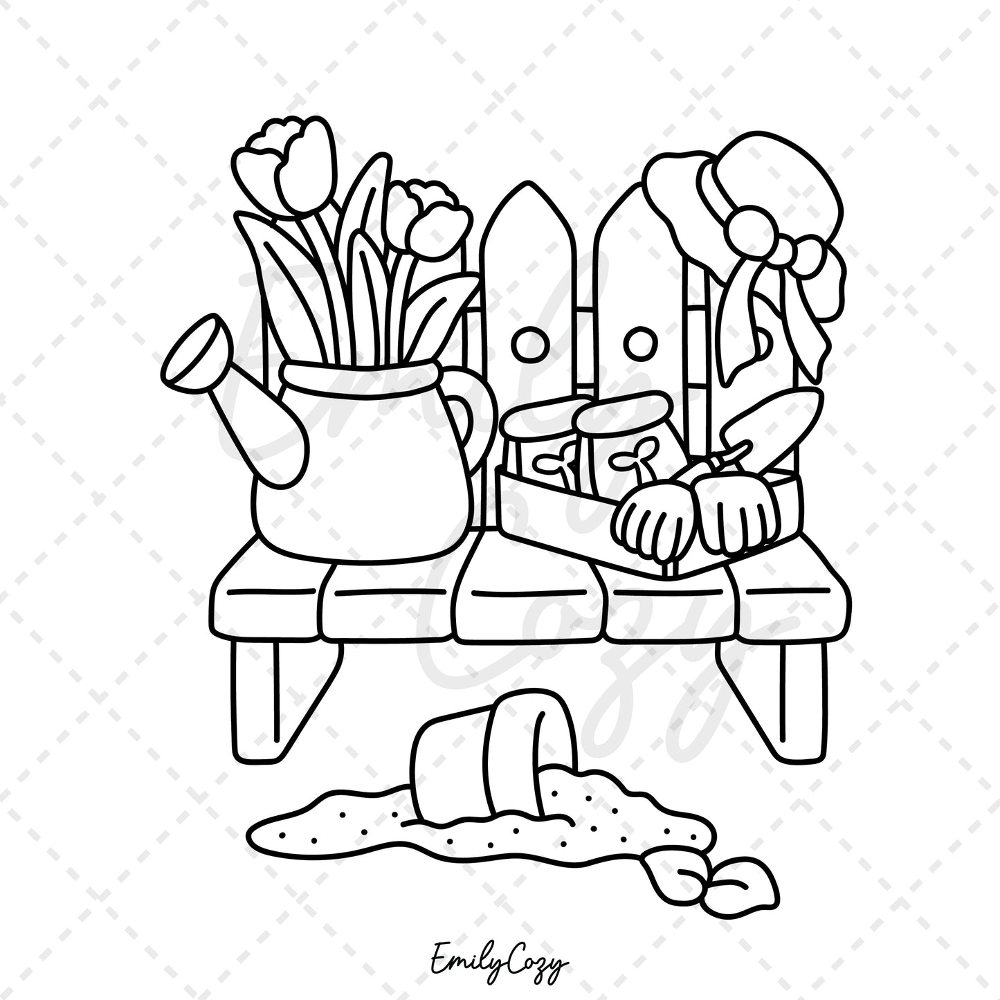 Cottage Treasures Coloring Book
