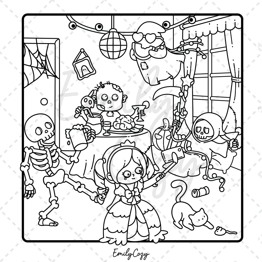 Boo Buddies Coloring Book