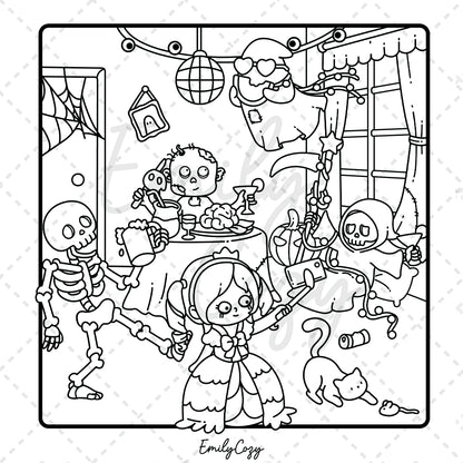 Boo Buddies Coloring Book