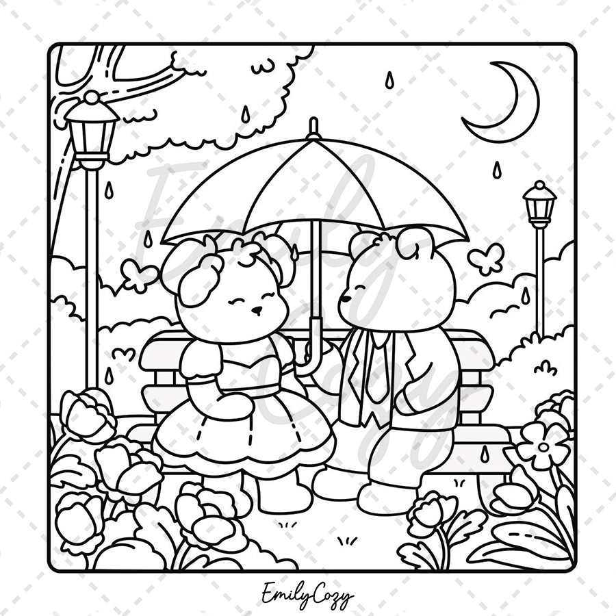 Lovely Moments Coloring Book