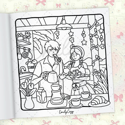 His & Hers Moments Coloring Book