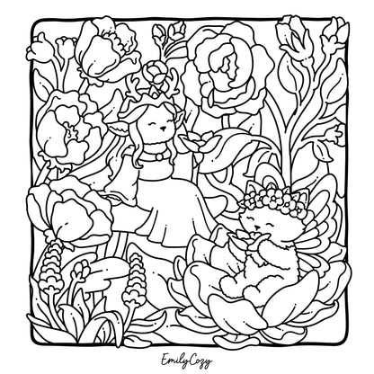 Fairy Buddies Coloring Book