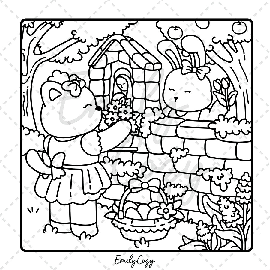 Easter Moments Coloring Book