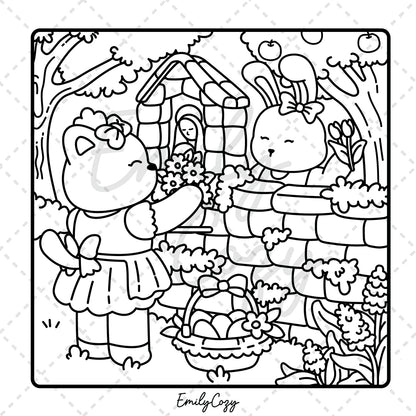 Easter Moments Coloring Book