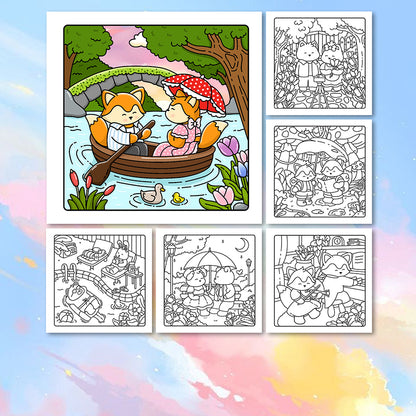 Lovely Moments Coloring Book