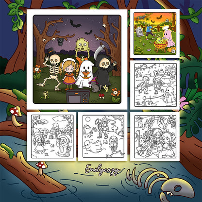 Boo Buddies Coloring Book