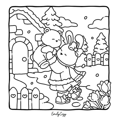 Winter Moments Vol. 2 Coloring Book