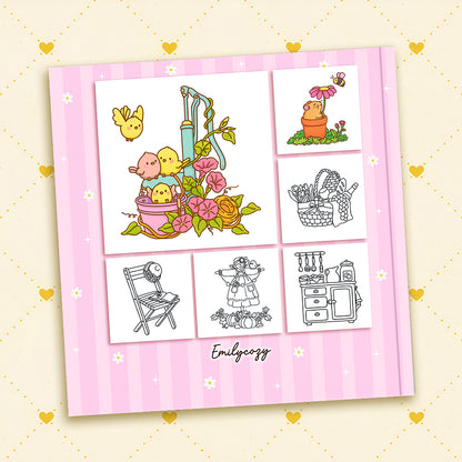 Cottage Treasures Coloring Book
