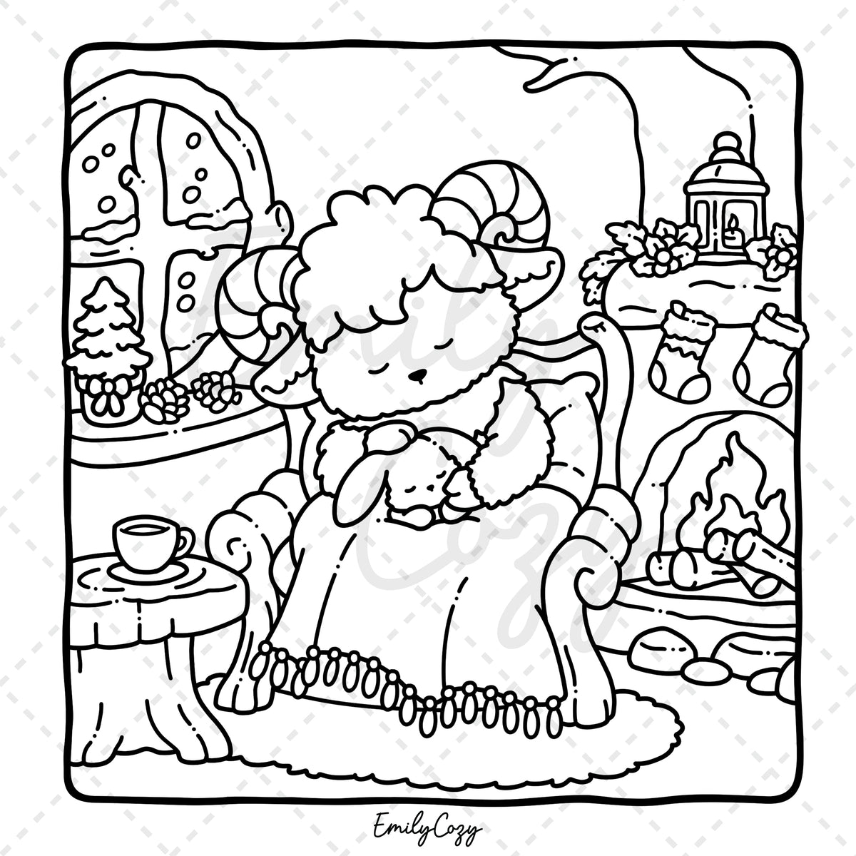 Fairy Buddies Winter Coloring Book