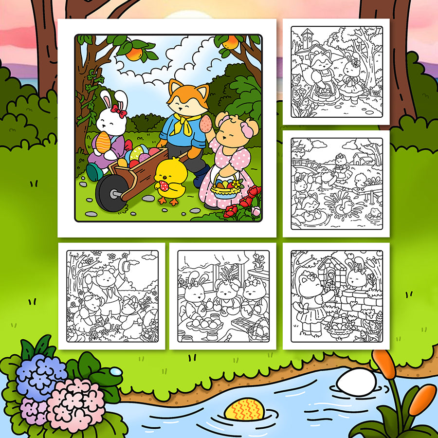 Easter Moments Coloring Book