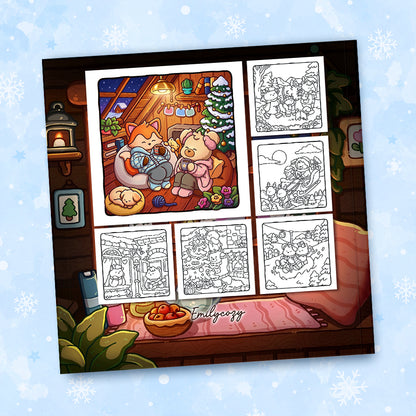 Winter Moments Vol. 2 Coloring Book