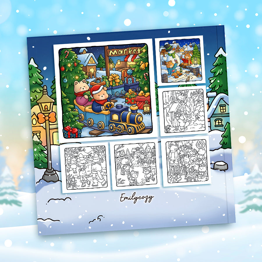 Winter Moments Coloring Book