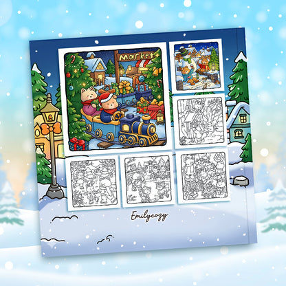 Winter Moments Coloring Book