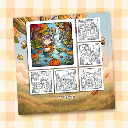 Fairy Buddies Autumn Coloring Book