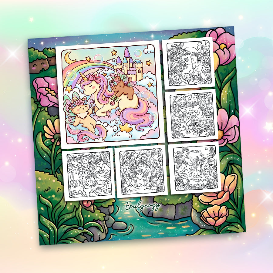 Fairy Buddies Coloring Book