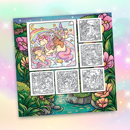 Fairy Buddies Coloring Book