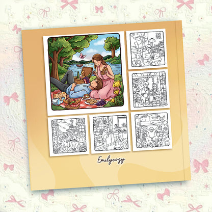 His & Hers Moments Coloring Book