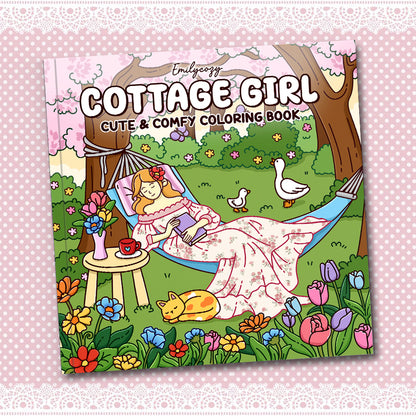 Cottage Girl Coloring Book