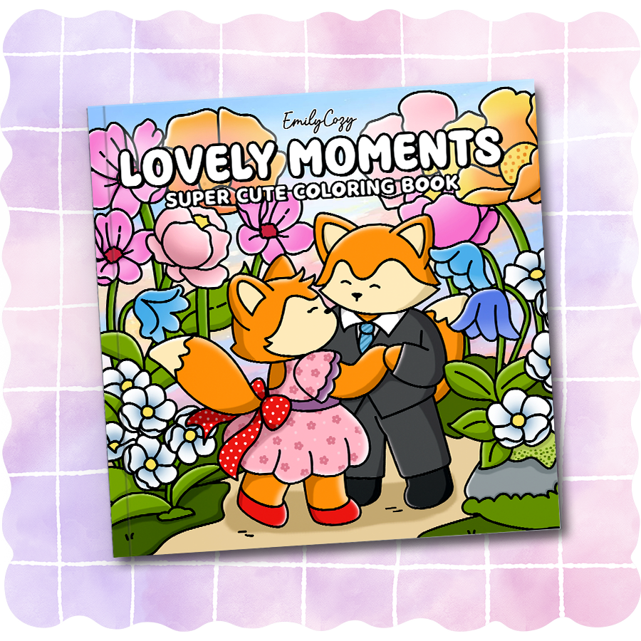 Lovely Moments Coloring Book